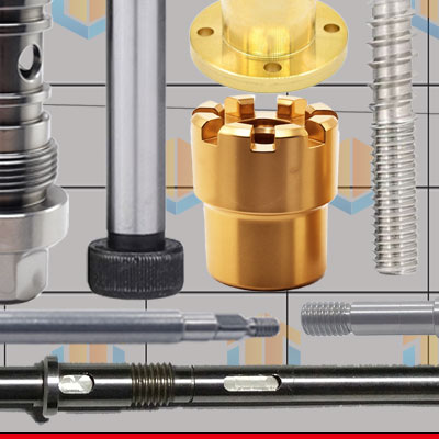 異型螺絲之不銹鋼螺紋軸